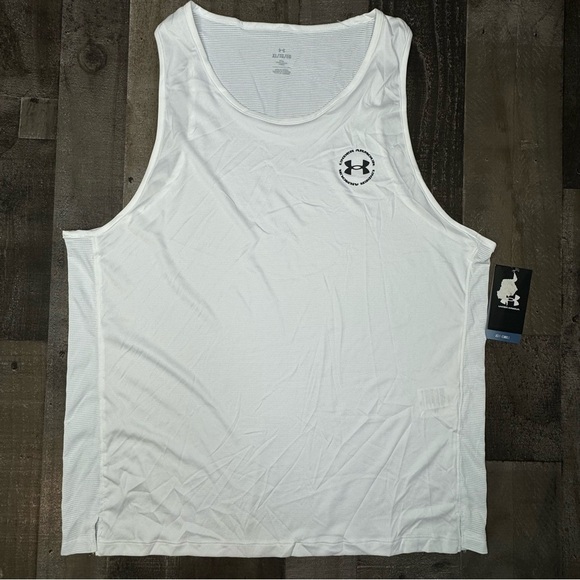 NWT Under Armour Men’s Iso Chill Up-Pace Singlet Fitted Tank size XL - Picture 1 of 11